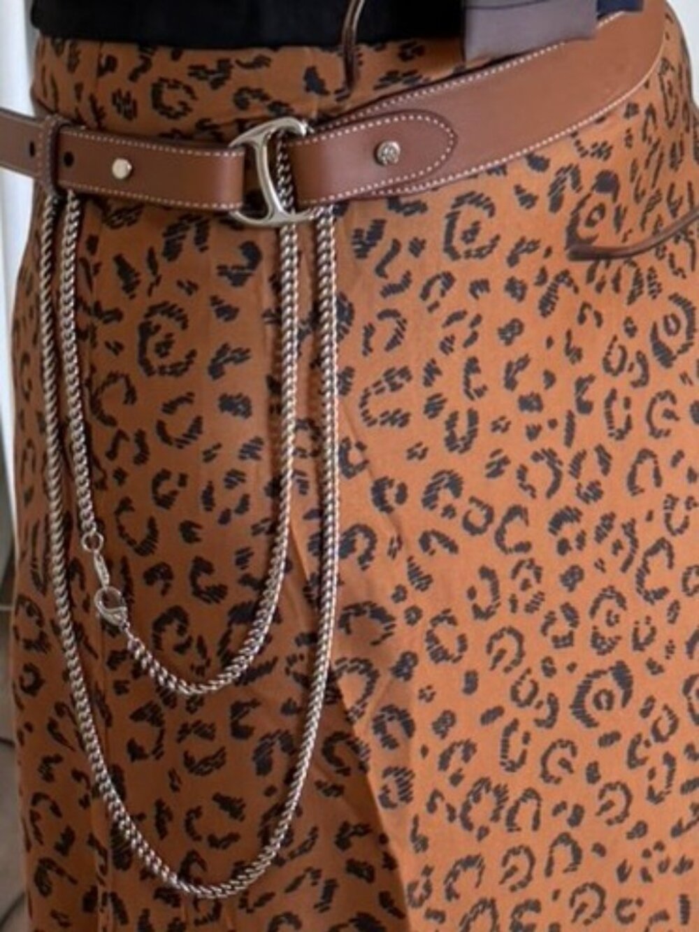 Ralph Lauren Equestrian New with tags Womens D-Ring Brown Leather belt Sz M - Picture 7 of 7